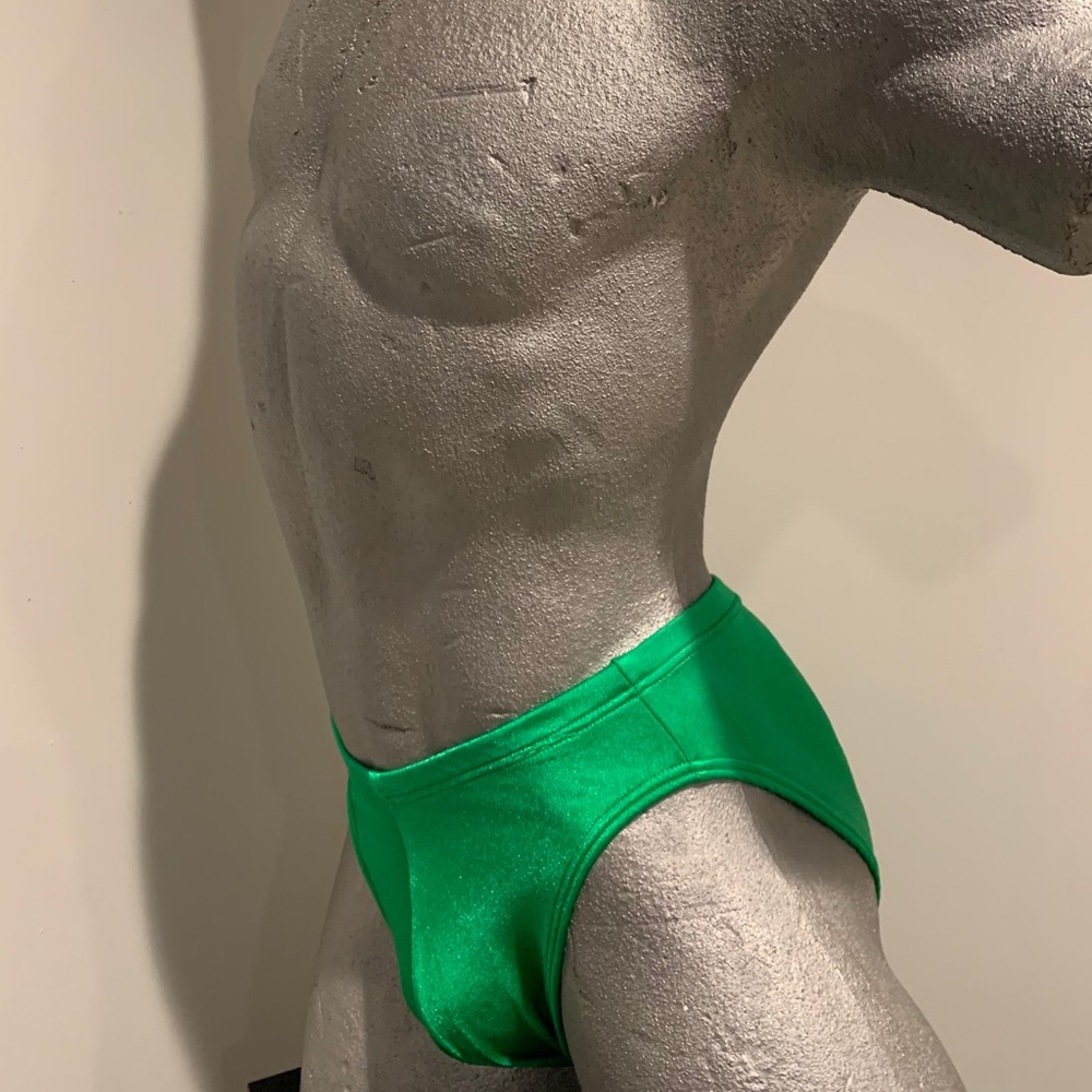 Men's Green Swim Briefs